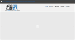 Desktop Screenshot of firststepactors.com