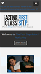 Mobile Screenshot of firststepactors.com